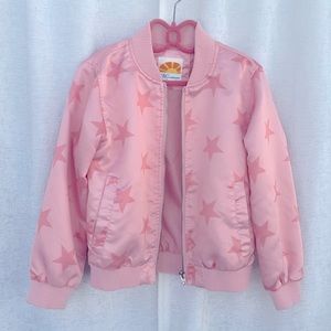 C&C California Pink Stars Bomber Jacket